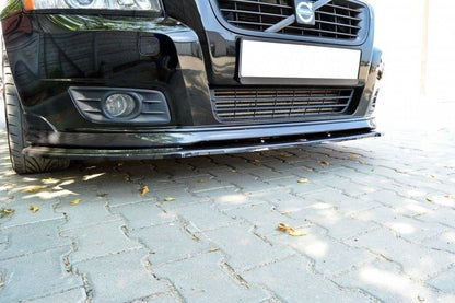 Front Ansatz für v.1 VOLVO V50F R-DESIGN schwarz matt