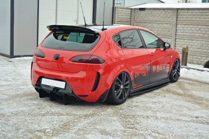 Spoiler CAP für SEAT LEON MK2 MS DESIGN Carbon Look