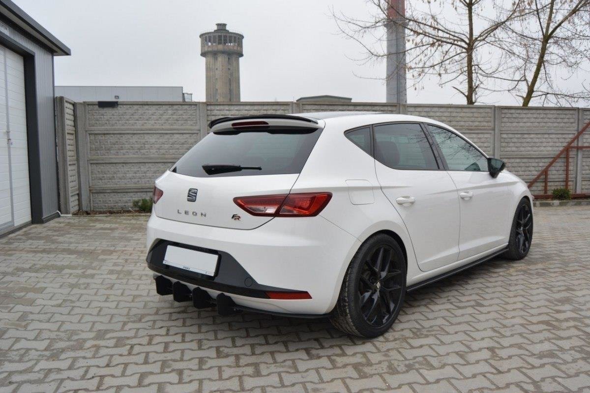 Spoiler CAP für SEAT LEON III FR schwarz matt
