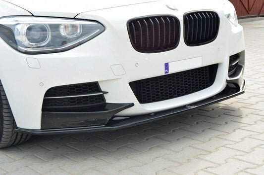 Front Ansatz für BMW 1er F20/F21 M-Power (vor Facelift) schwarz matt