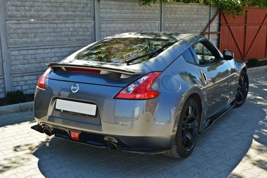Mittlerer Diffusor Heck Ansatz für Nissan 370Z schwarz matt
