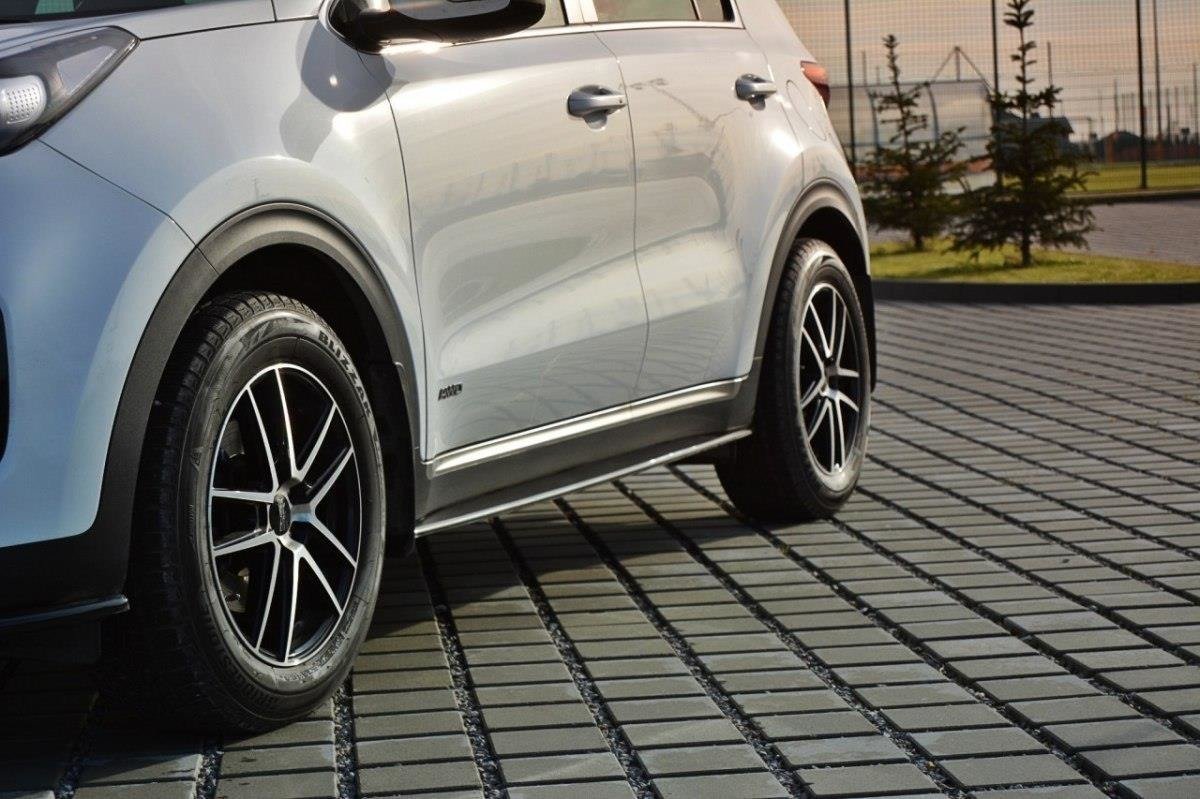Seitenschweller Ansatz für KIA SPORTAGE mk4 GT-Line schwarz matt