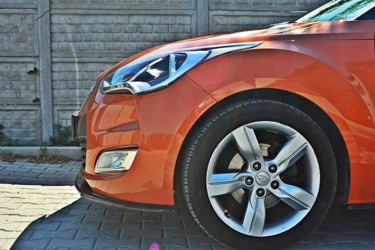 Front Ansatz für Hyundai Veloster Carbon Look