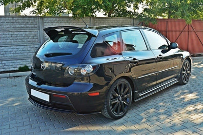 Spoiler CAP für MAZDA 3 MPS MK1 (PREFACE) schwarz Hochglanz