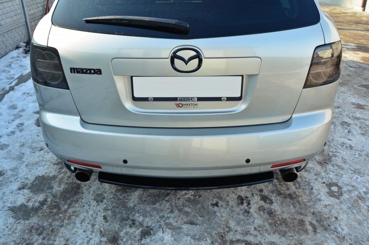Mittlerer Diffusor Heck Ansatz für MAZDA CX-7 Carbon Look