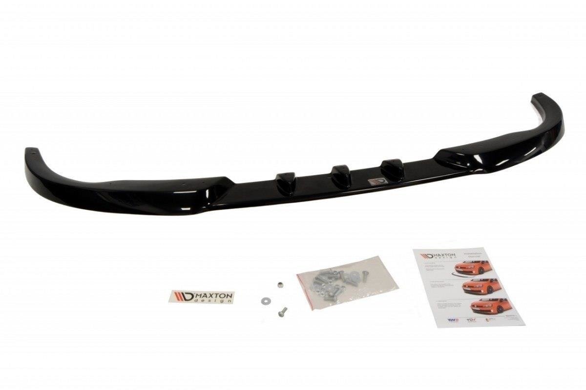 Front Ansatz für PEUGEOT 206 (für: CC, RC, GTI, S16, XSI, XS, SPORT) schwarz Hochglanz
