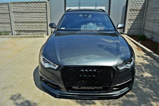 Front Ansatz V.2 für Audi S6 / A6 S-Line C7 schwarz matt