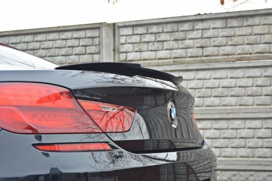 Spoiler CAP für BMW 6er Gran Coupé M Paket schwarz matt