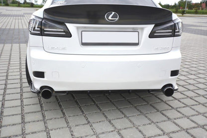 Diffusor Heck Ansatz für Lexus IS Mk2 schwarz matt
