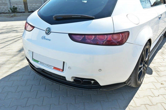 Mittlerer Diffusor Heck Ansatz für Alfa Romeo Brera  schwarz matt