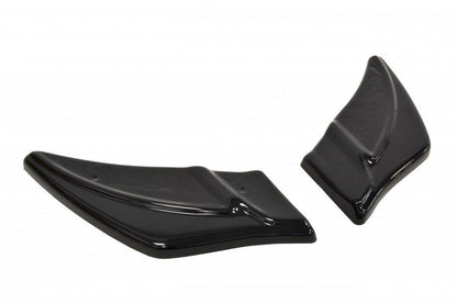 Heck Ansatz Flaps Diffusor für v.2 VW GOLF 7 R Carbon Look