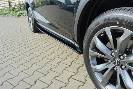 Seitenschweller Ansatz für Lexus NX Preface/Facelift schwarz Hochglanz