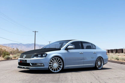 Front Ansatz für VW PASSAT B7 Carbon Look