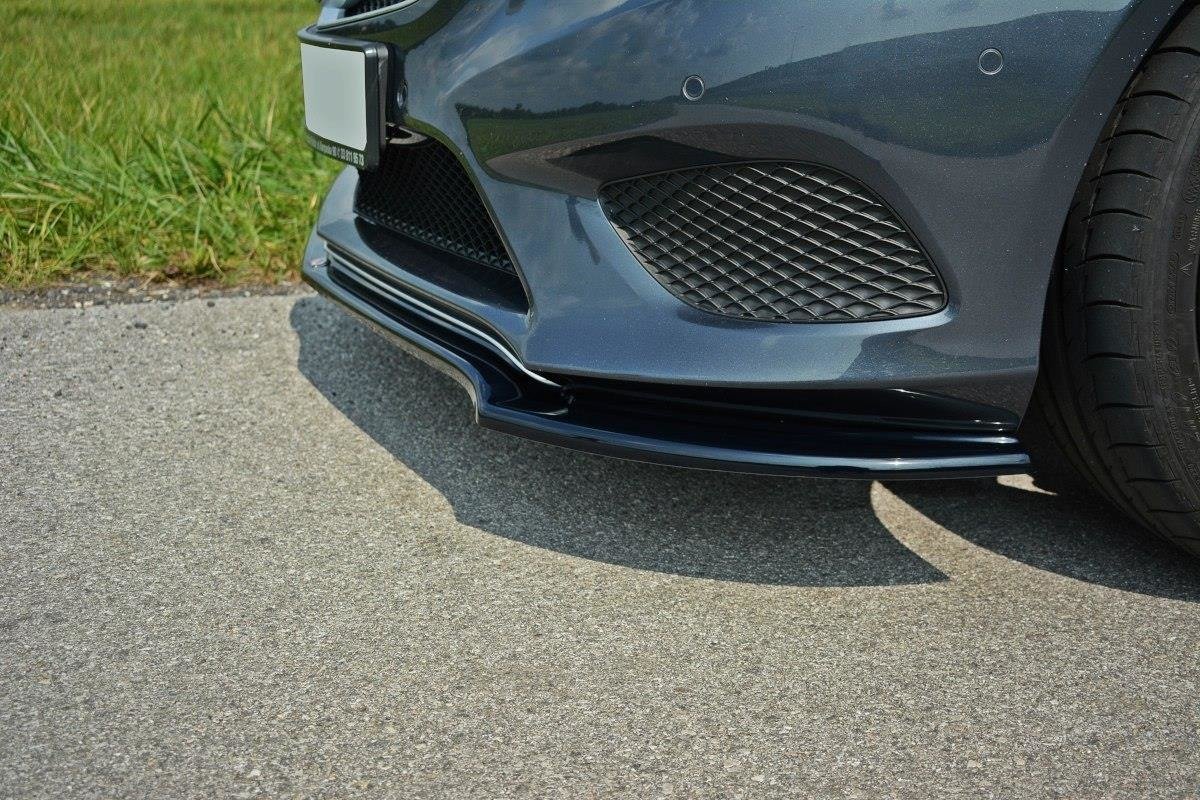 Front Ansatz V.1 für Mercedes E W212 schwarz Hochglanz