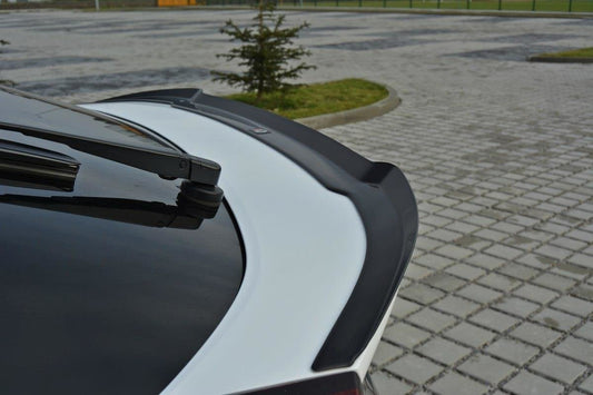 Spoiler CAP für Honda Civic Mk9 Facelift schwarz Hochglanz