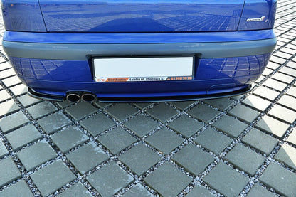 Heck Ansatz Flaps Diffusor für SEAT IBIZA MK2 FACELIFT CUPRA schwarz matt