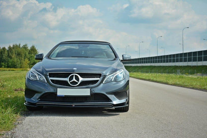 Front Ansatz V.1 für Mercedes E W212 schwarz Hochglanz