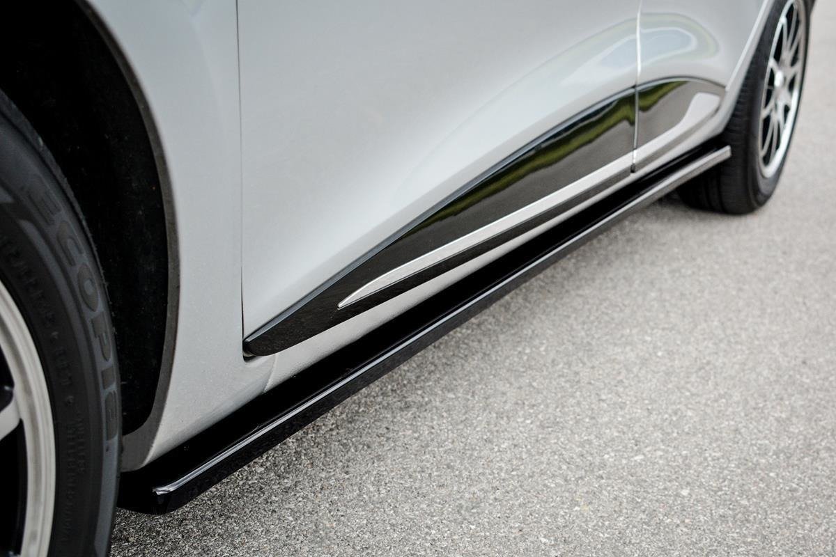 Seitenschweller Ansatz für Renault Clio Mk4 Carbon Look