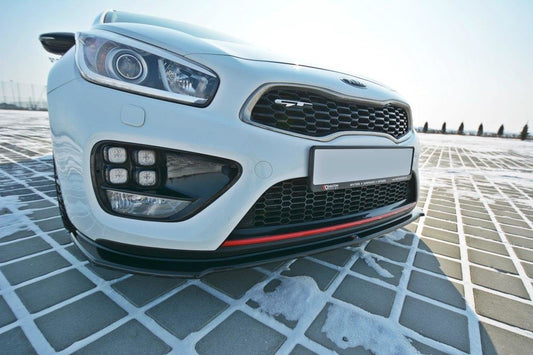 Front Ansatz V.1 für KIA CEE"D / PRO CEE"D GT MK2 schwarz Hochglanz