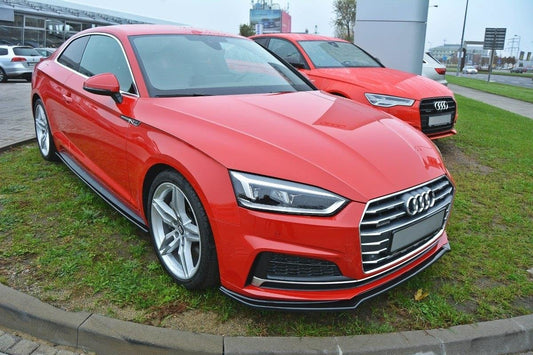 Front Ansatz V.1 für Audi S5 / A5 S-Line F5 Coupe / Sportback schwarz matt
