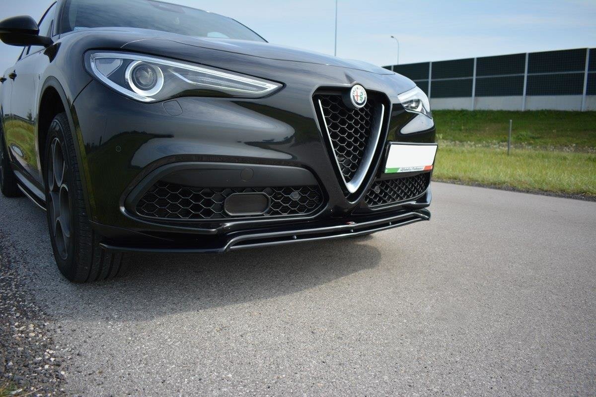 Front Ansatz V.2 für Alfa Romeo Stelvio Carbon Look