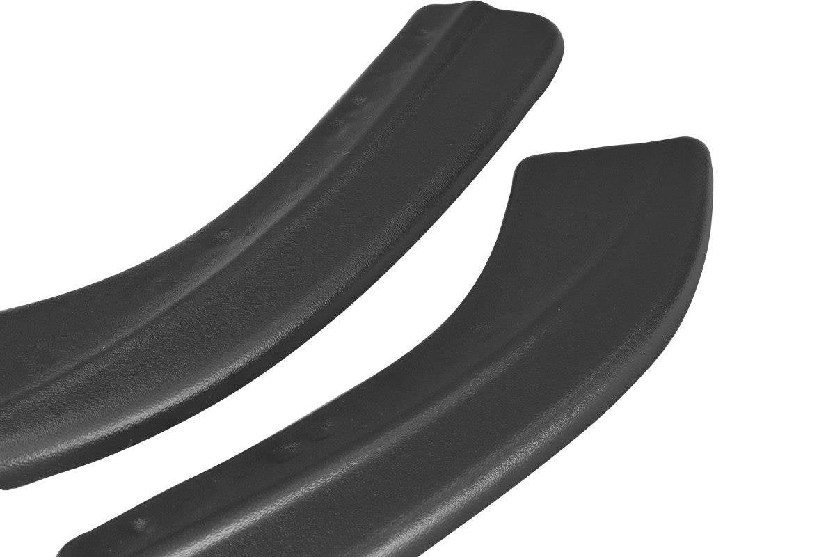 Heck Ansatz Flaps Diffusor für Skoda Rapid Spaceback schwarz matt