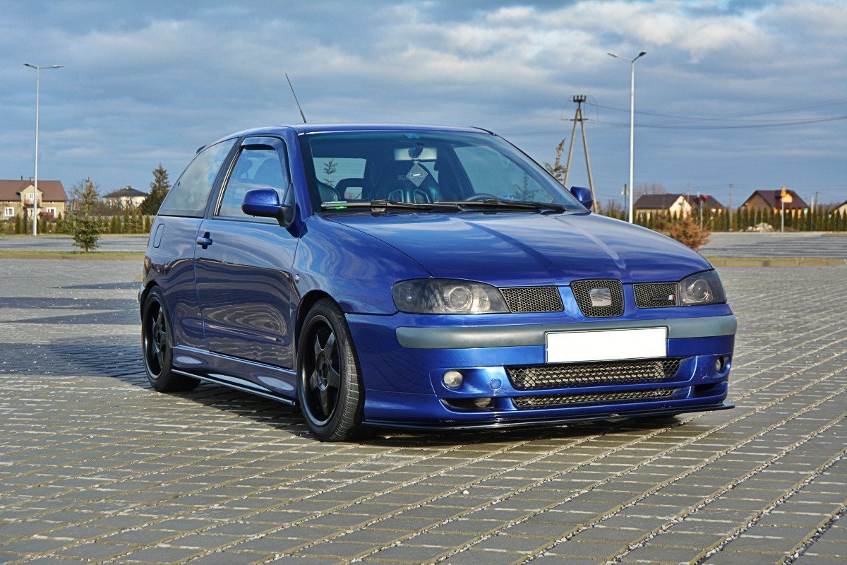 Front Ansatz V.1 für SEAT IBIZA MK2 FACELIFT CUPRA schwarz matt