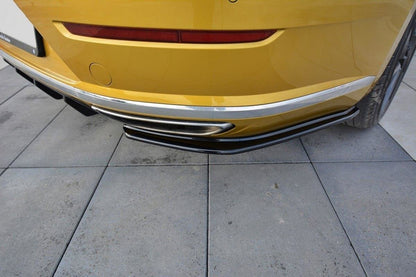 Heck Ansatz Flaps Diffusor für VW ARTEON Carbon Look