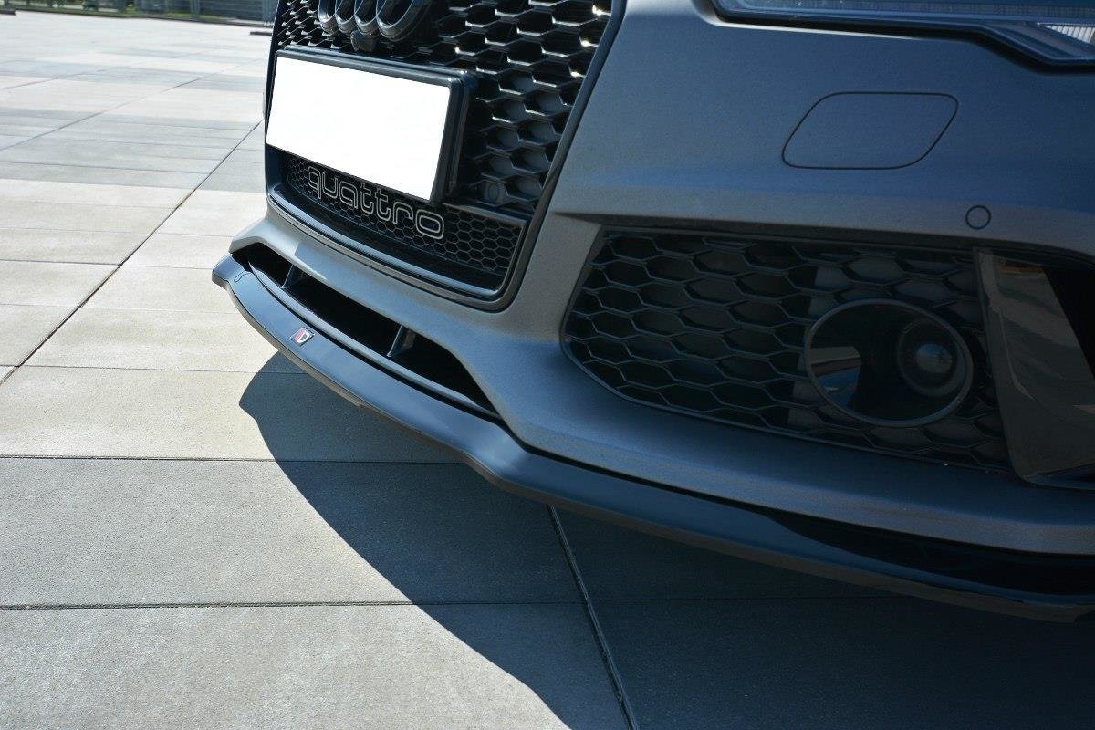Front Ansatz V.2 für Audi RS7 Facelift schwarz Hochglanz