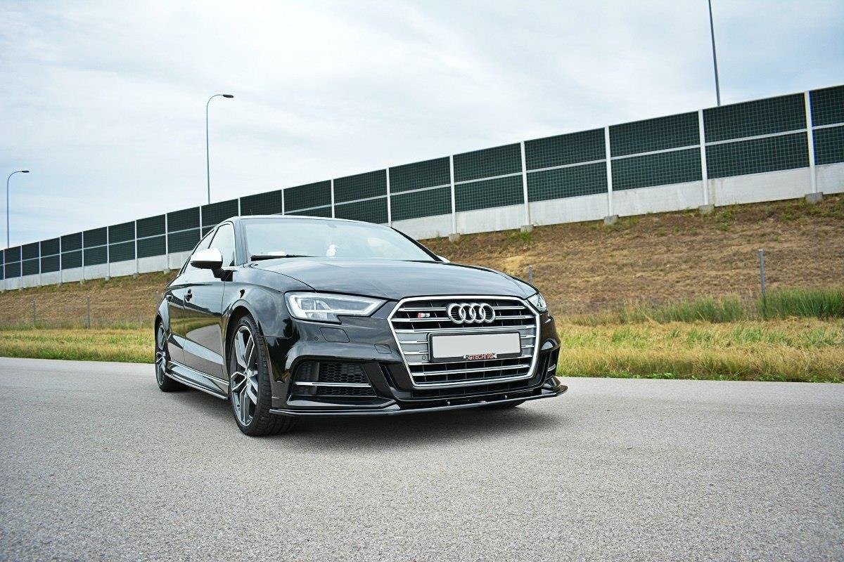 Front Ansatz für  V.1 Audi S3 / A3 S-Line 8V FL  Carbon Look