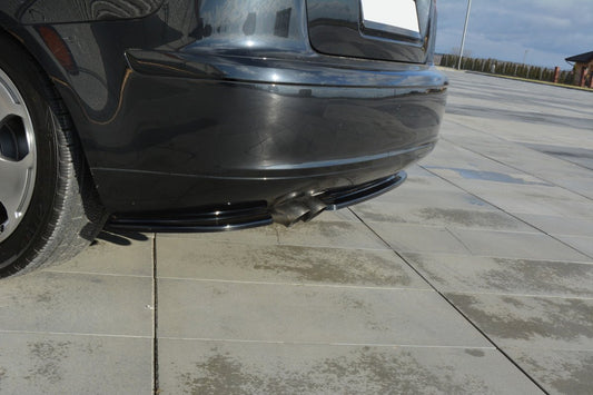 Splitter / Diffusor Heck Ansatz für Audi A3 Sportback 8P / 8P Facelift Carbon Look