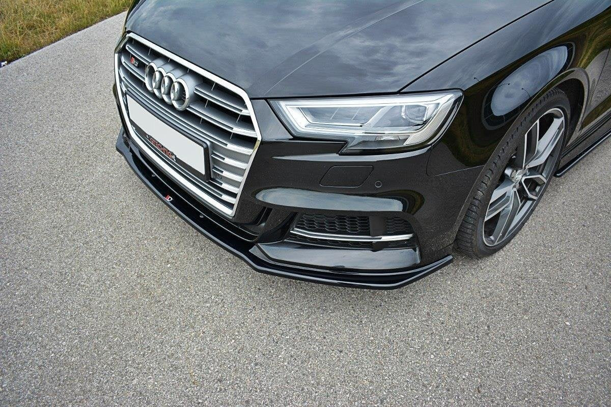 Front Ansatz für  V.1 Audi S3 / A3 S-Line 8V FL  Carbon Look