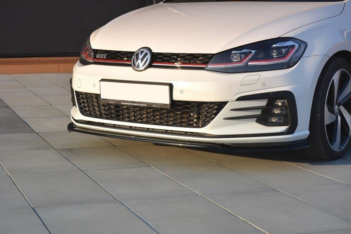 Front Ansatz V.2 für VW GOLF 7 GTI FACELIFT schwarz Hochglanz