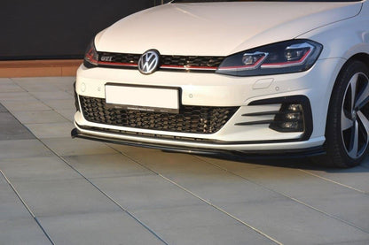 Front Ansatz V.2 für VW GOLF 7 GTI FACELIFT schwarz Hochglanz