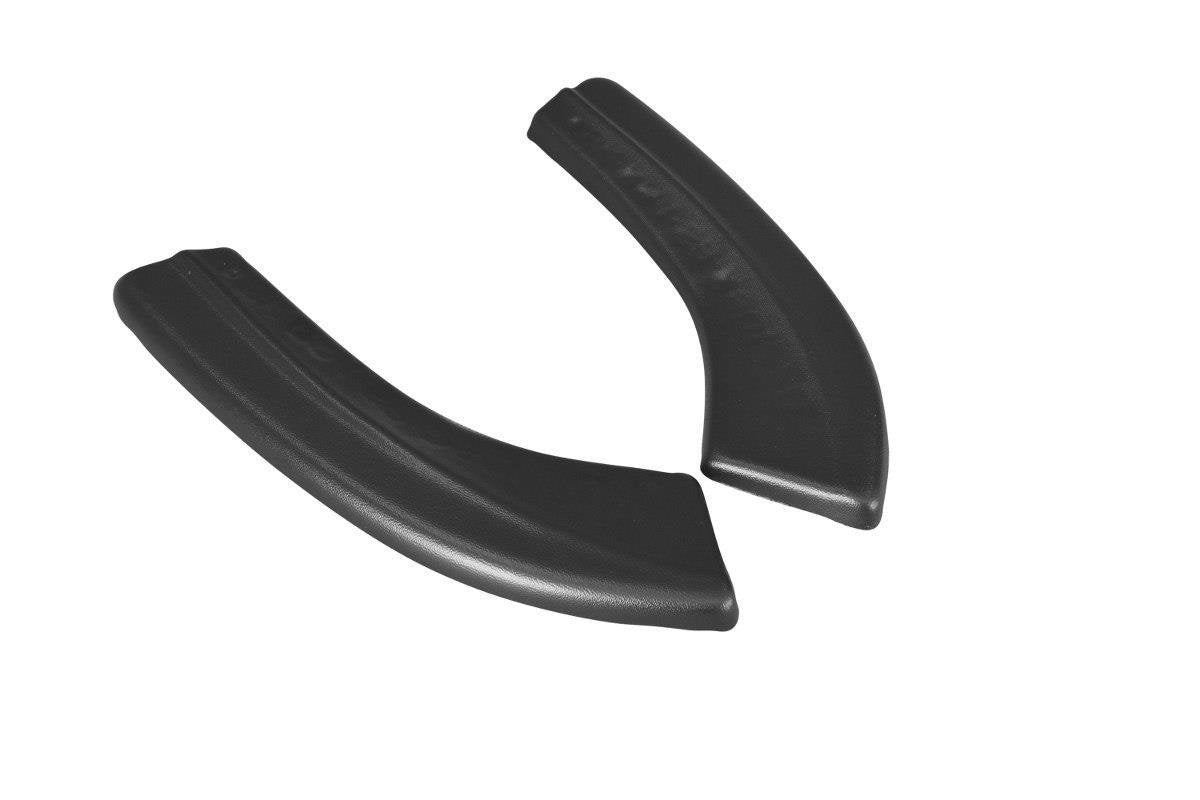 Heck Ansatz Flaps Diffusor für Skoda Rapid Spaceback schwarz matt