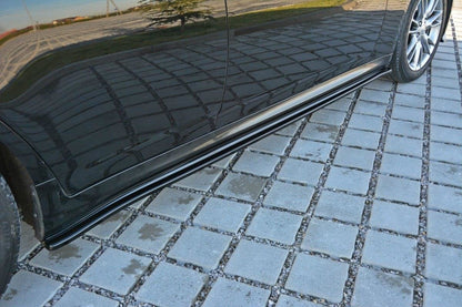Seitenschweller Ansatz für Infiniti G37 Limousine Carbon Look