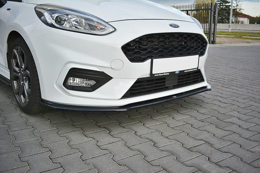 Front Ansatz V.2 für Ford Fiesta Mk8 ST / ST-Line schwarz Hochglanz