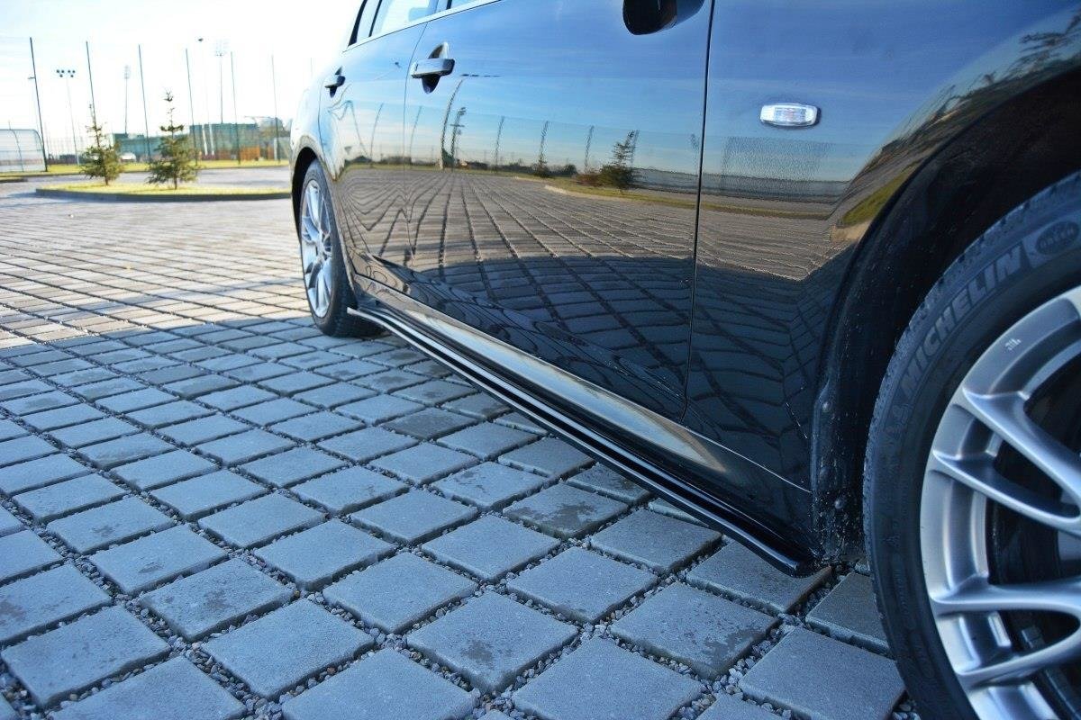 Seitenschweller Ansatz für Infiniti G37 Limousine Carbon Look