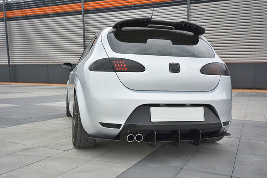 Diffusor Heck Ansatz für Heckschürze V.2 für Seat Leon Mk2 Cupra/ FR