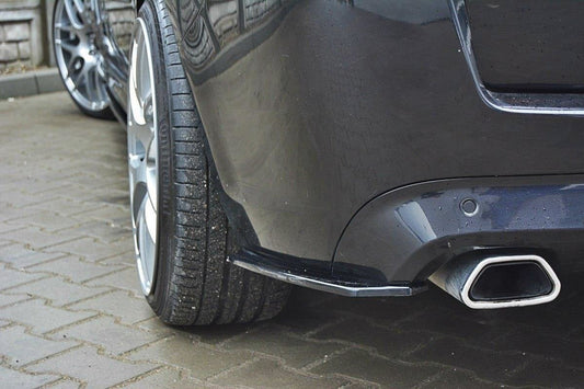 Heck Ansatz Flaps Diffusor für OPEL ZAFIRA B OPC / VXR schwarz Hochglanz