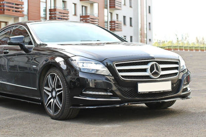 Front Ansatz V.1 für Mercedes CLS C218 schwarz matt