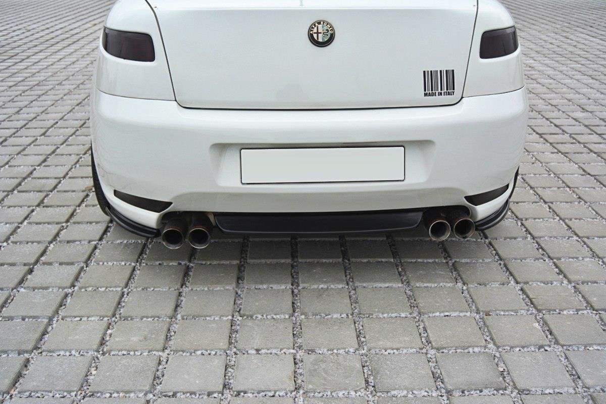 Heck Ansatz Flaps Diffusor für Alfa Romeo GT schwarz matt