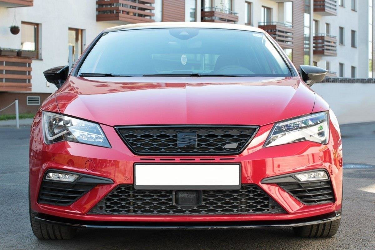 Front Ansatz für v.1 Seat Leon Mk3 Cupra/ FR Facelift Carbon Look