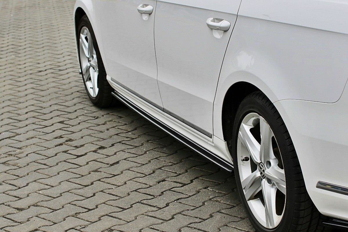Seitenschweller Ansatz für Vw Passat B7 R-Line Carbon Look