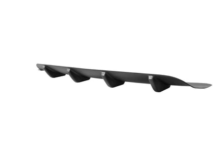 Diffusor Heck Ansatz für VOLKSWAGEN SCIROCCO MK.3 R FACELIFT Carbon Look