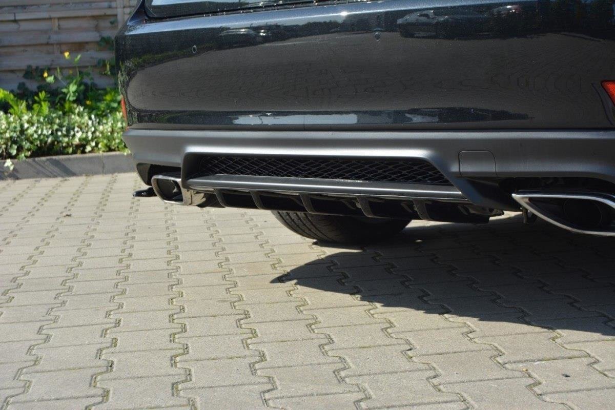 Diffusor Heck Ansatz für Lexus IS Mk3 Facelift T schwarz matt