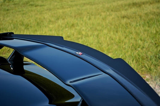 Spoiler CAP für Mercedes A W176 AMG Facelift Carbon Look