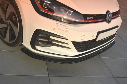 Front Ansatz V.2 für VW GOLF 7 GTI FACELIFT schwarz Hochglanz