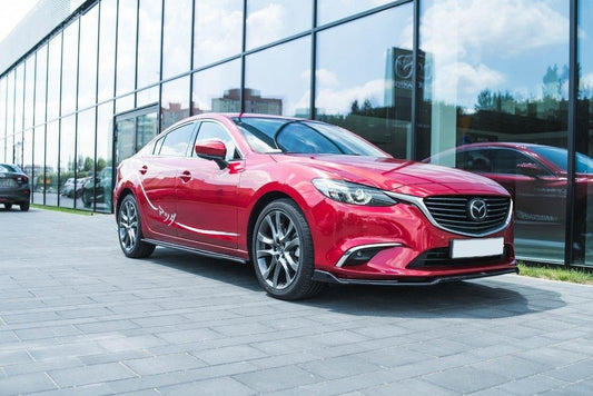 Seitenschweller Ansatz für Mazda 6 GJ (Mk3) Facelift Carbon Look