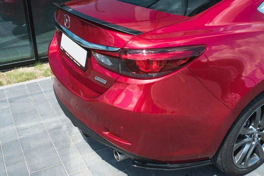 Spoiler CAP für Mazda 6 GJ (Mk3) Facelift schwarz matt
